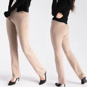 BETABRAND Tan Women’s Dress Pants